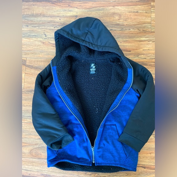 Place Sport Kids Hoodie Size L (10/12) – Warm Lined Winter Sweatshirt - Picture 9 of 14